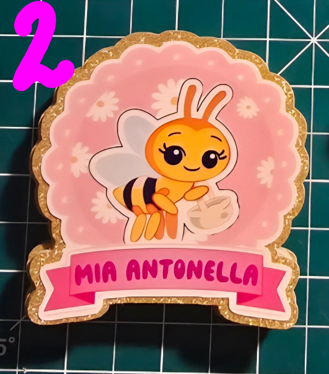 Cupcake Toppers Abejita Chiquitita | Set de 12