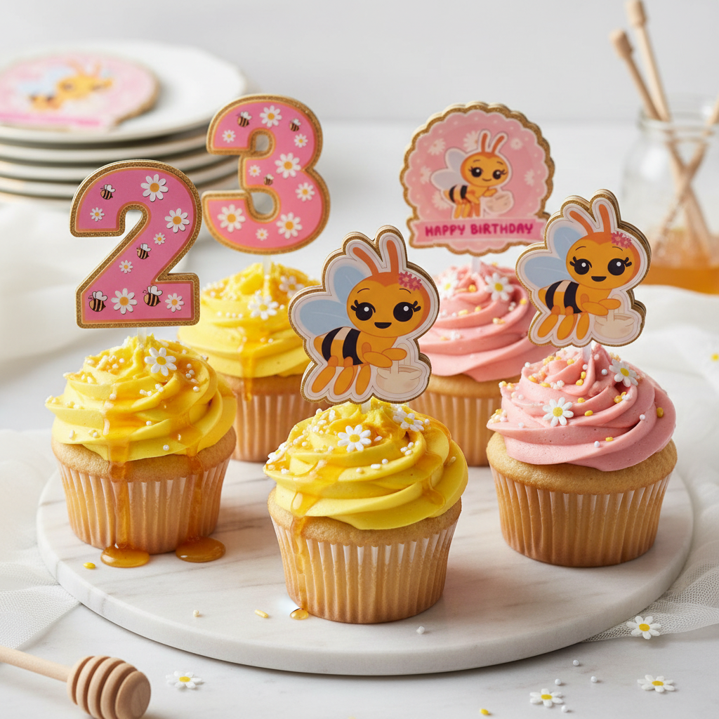 Cupcake Toppers Abejita Chiquitita