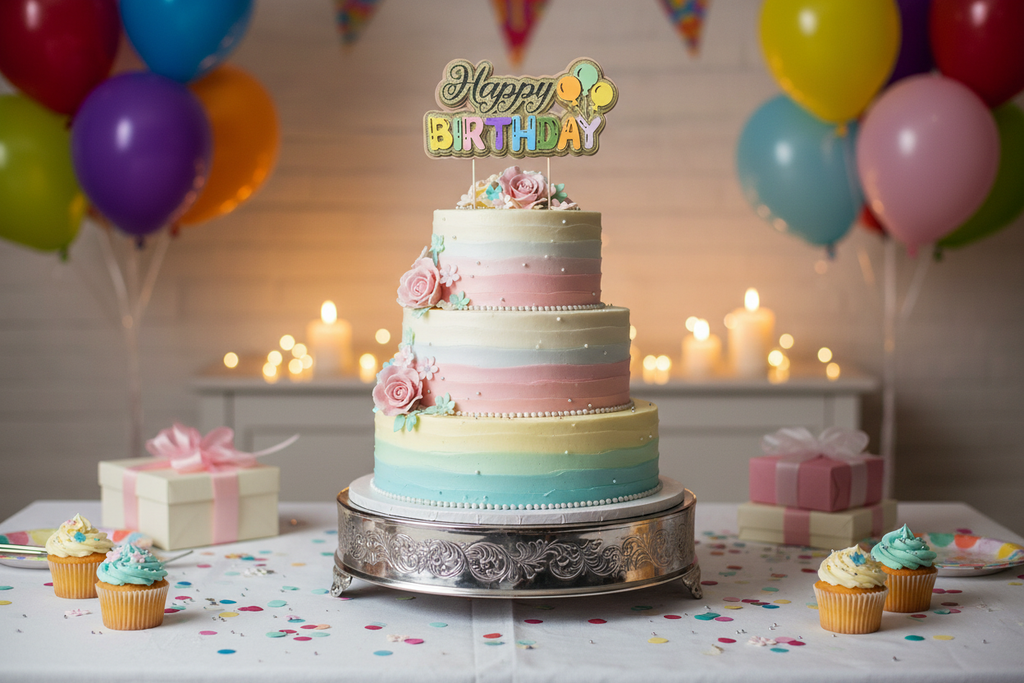 Happy Birthday Cake Topper